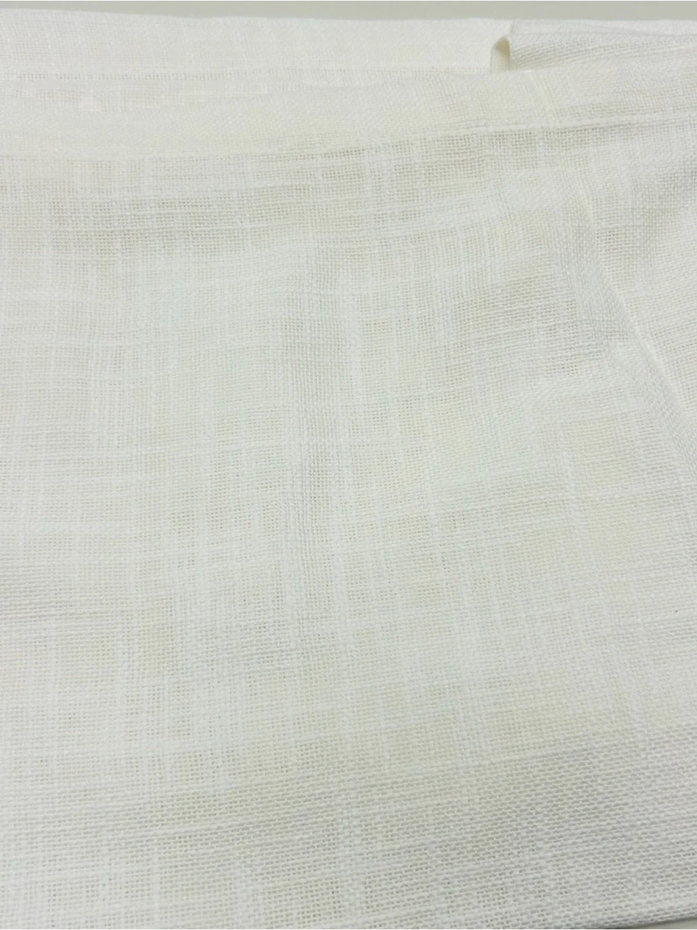 QUINCE Set Of 2 48x96 Cotton Sheer Curtains White 9933